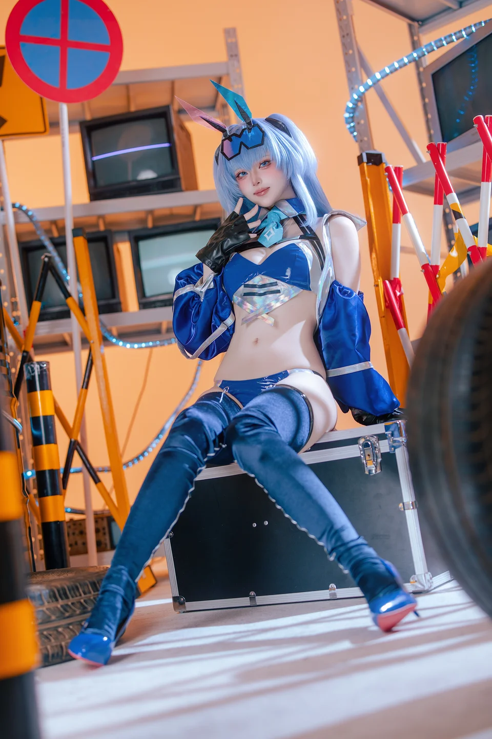 屿鱼 - No.082 碧蓝航线 花园赛车服 [82P-792MB] tg@simisebaisi 【丝足阁】022.webp